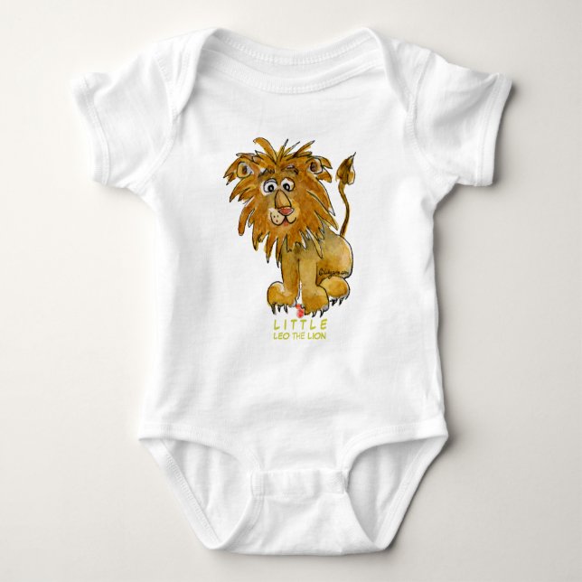 Little Leo the Lion for Infants Baby Bodysuit (Front)
