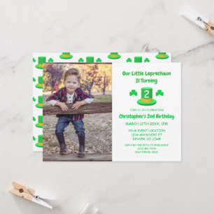 Little Leprechaun Birthday Invitation