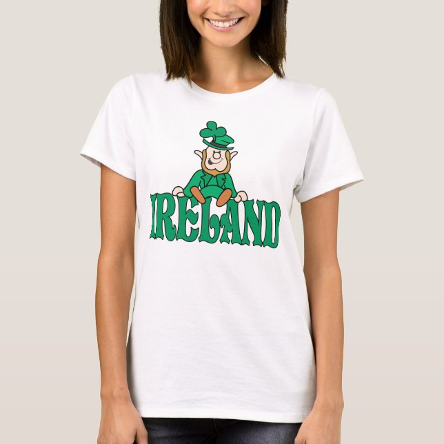 Little Leprechaun from Ireland T-Shirt (Front)