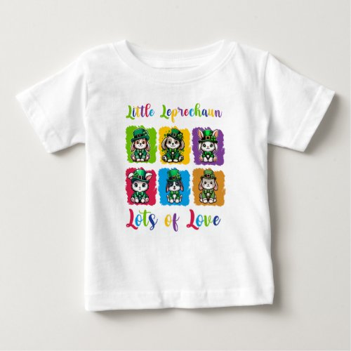 Little Leprechauns Lots of Love Baby T_Shirt