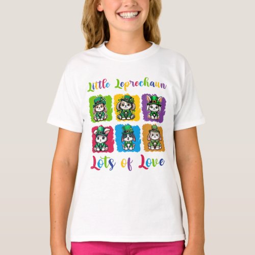 Little Leprechauns Lots of Love T_Shirt
