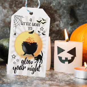 Little Light Halloween Glow Stick torch candle Gift Tags