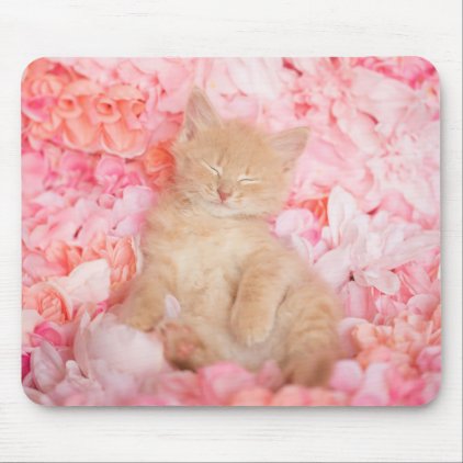 Little Linus Pink Floral Mouse Pad