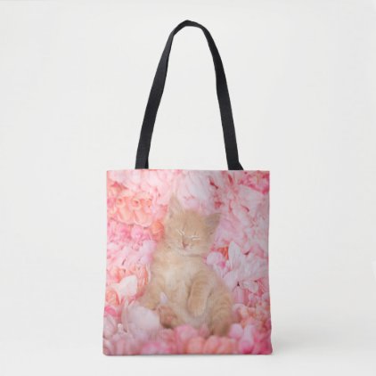 Little Linus Pink Floral Tote Bag