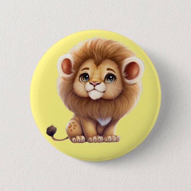 Little Lion Button (Front)