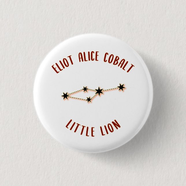 Little Lion Button (Front)