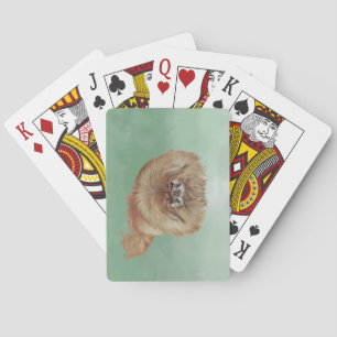 Little Lion Dog Poker Cards