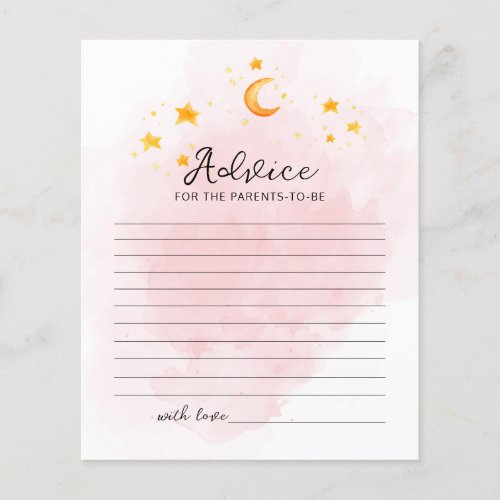 Little Lion Its a Girl Watercolor Advice Ba Shower