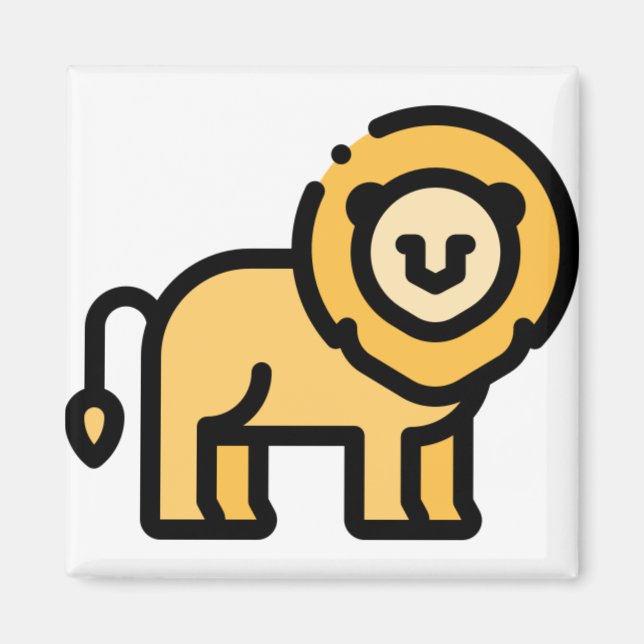 Little Lion Magnet (Front)