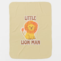 Little Lion Man baby boy blanket