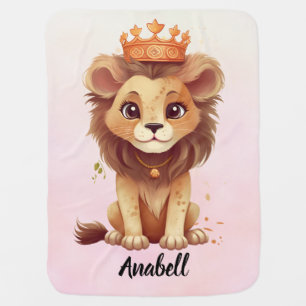 Little Lion Princess Baby Blanket