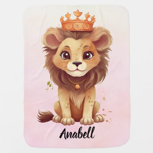 Little Lion Princess Baby Blanket