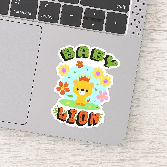 Little lion sticker (Detail)