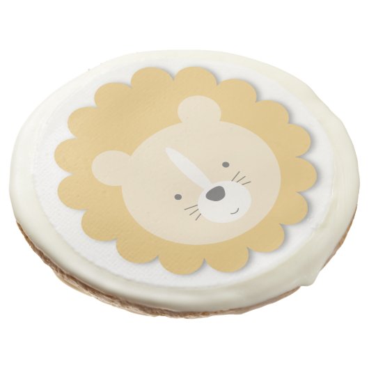 Little Lion Sugar Cookies (Angled)