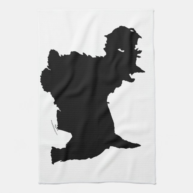 Little Listening Scottie Kitchen Towel (Vertical)