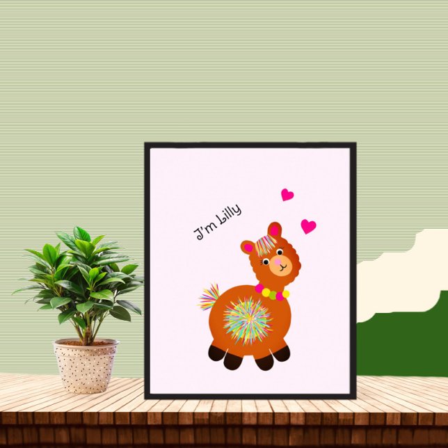 Little Llama Framed Art (Creator Uploaded)