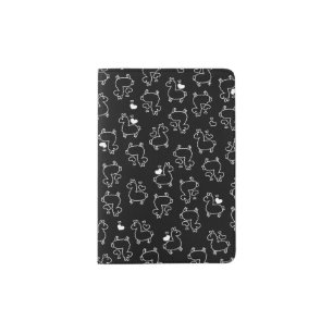 Little Llama Silhouette Passport Holder