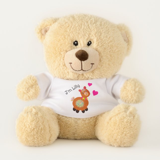 Little Llama Teddy Bear (Front)