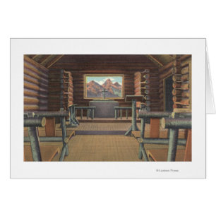 Little Log Church at Snake River View Cards