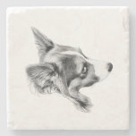Little Look, Big Mood Stone Coaster