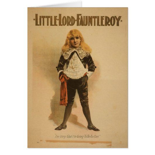 Little Lord Fauntleroy Cards (Front)