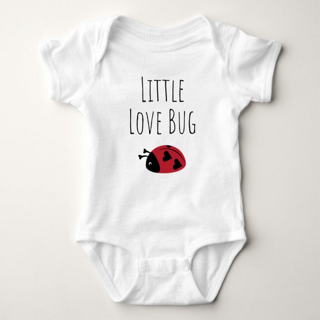 Little Love Bug Baby Bodysuit (Front)