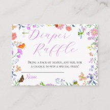Little Love Bug Baby Shower Diaper Raffle