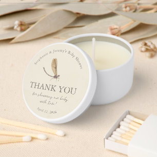 Little Love Bug Baby Shower Dragonfly Mini Candle Favors