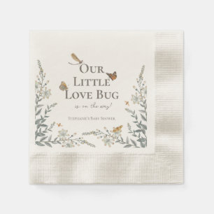 Little Love Bug Baby Shower Gender Neutral Napkins
