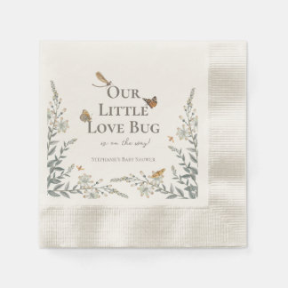 Little Love Bug Baby Shower Gender Neutral Napkins