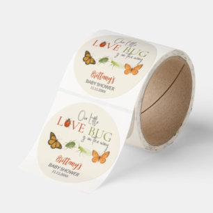 Little Love Bug Baby Shower Sticker