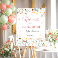 Little Love Bug Cute Garden Baby Shower Welcome 