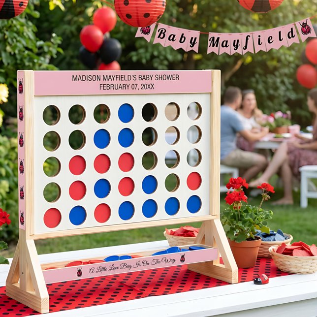 Little Love Bug Is On The Way LadyBug Baby Shower Fast Four (Creator Uploaded)