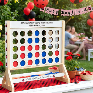 Little Love Bug Is On The Way LadyBug Baby Shower Fast Four