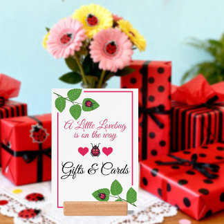 Little Love Bug Is On The Way Ladybug Gifts & Card Holder