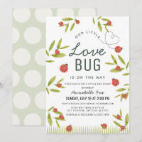 Little Love Bug Ladybug Virtual Baby Shower