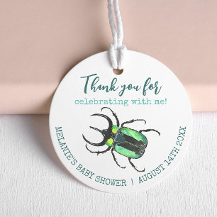 Little Love Bug Thank You Baby Shower Favor Favor Tags