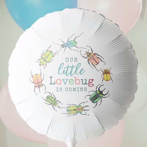 Little Love Bugs Lovebug Baby Shower Balloon