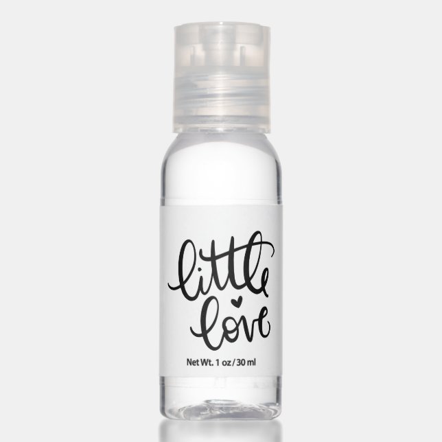 Little Love Hand Sanitizer Wedding Favor (Front)