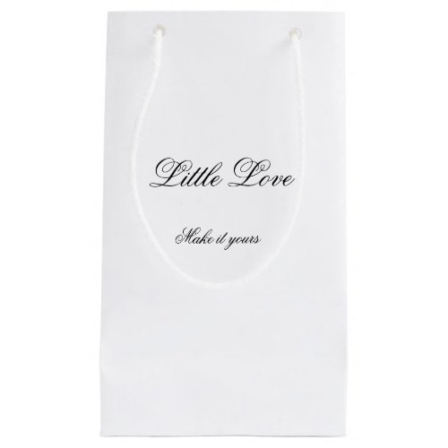Little Love Personalized Baby Gift Bag