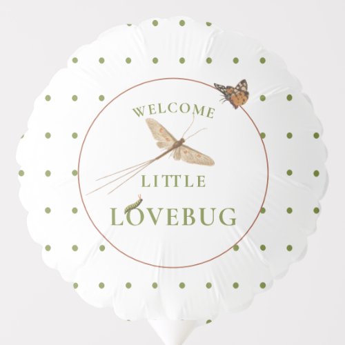 Little Lovebug Baby Shower  Balloon