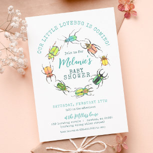 Little Lovebug Baby Shower Invitation
