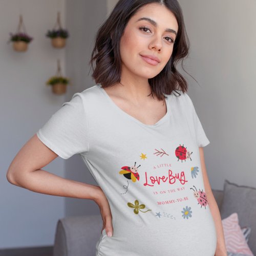 Little Lovebug Mommy To Be T_Shirt