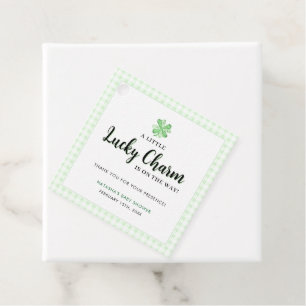 Little Lucky Charm   St Patrick's Day Baby Shower Favor Tags