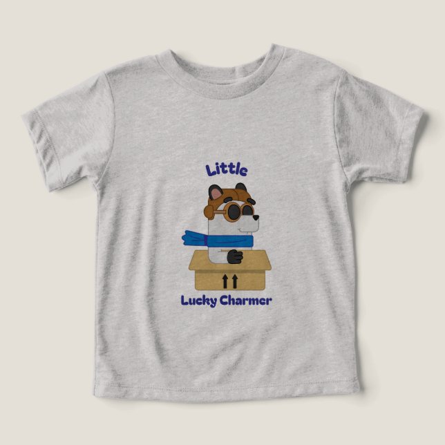 Little Lucky Charmer Kids Tee  (Design Front)