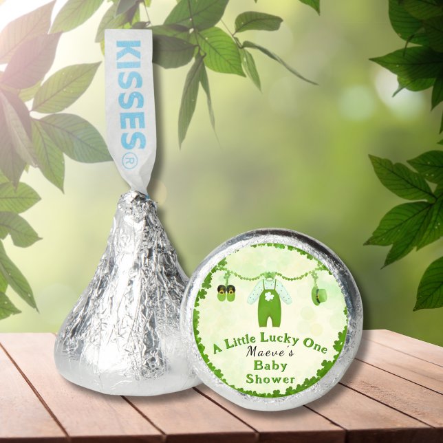 Little Lucky One Shamrock Baby Outfit Baby Shower Hershey®'s Kisses® (Creator Uploaded)