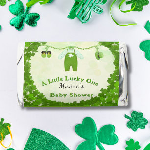 Little Lucky One Shamrock Baby Outfit Baby Shower Hershey's Miniatures