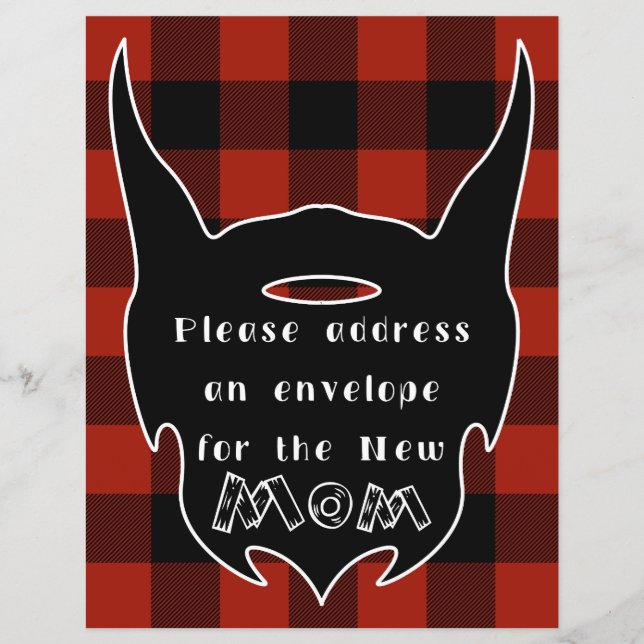 Little Lumberjack Address an Envelope (Front)
