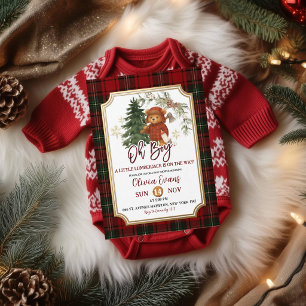 Little Lumberjack Baby Shower Invitation Oh Boy