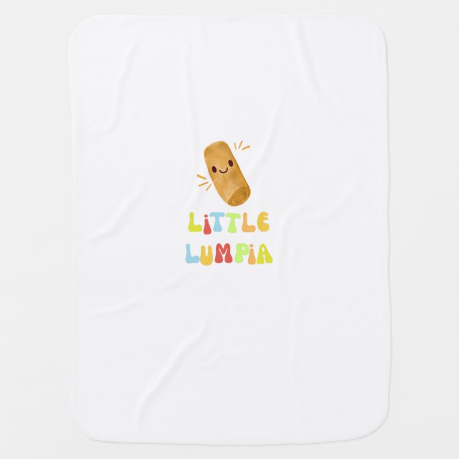 Little Lumpia Baby Blanket Filipino Baby Blanket (Front)